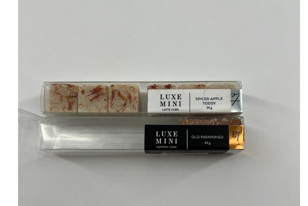 Luxe Mini Drink Mixes Latte Cube Spiced Apple Toddy Old Fashioned Cocktail